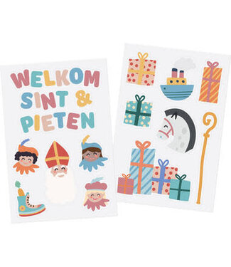 Folat Raamstickers 'Welkom Sint & Pieten' | 13 stuks