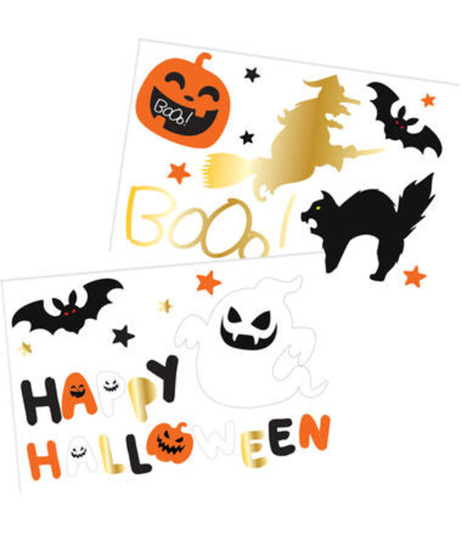 Raamstickers Halloween | 18 stickers