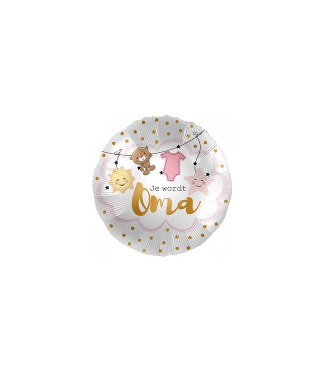 Folieballon Je wordt oma | 43 cm