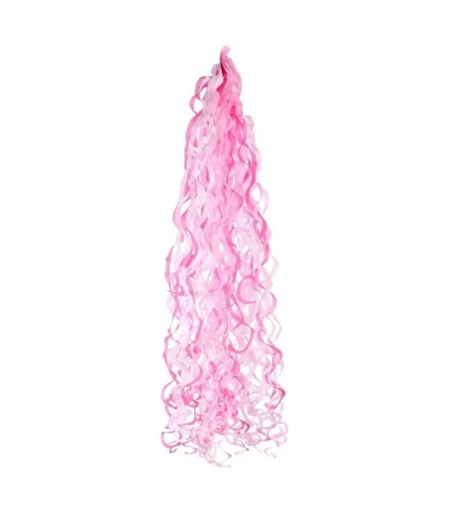 Sempertex Ballon tassel roze/wit - 68cm