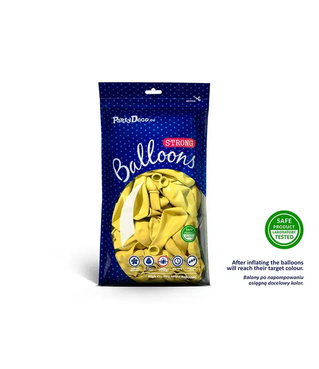 Ballonnen geel Lemon Zest | 30cm = 14" | 50 stuks