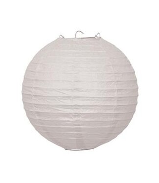 Lampion wit 25 cm