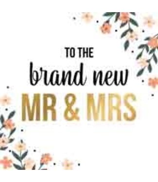 Artige Wenskaart XXL | To the brand new MR & MRS