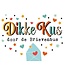 Artige Wenskaart | Dikke kus door de brievenbus