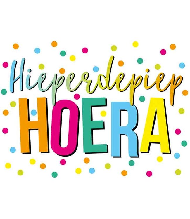 Wenskaart | Hieperdepiep Hoera