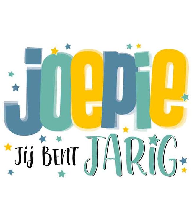 Artige Wenskaart | Joepie jij bent jarig