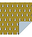 House of Products Cadeaupapier Pinguïns Geel - Blauw - 70 cm x 3 m