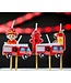 Kaarsjes brandweer | 5 stuks