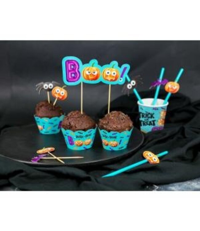 Cupcake & toppers set | HALLOWEEN | 12-delig