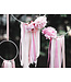 Licht roze lint - 2,5cm breed - 25 meter lang