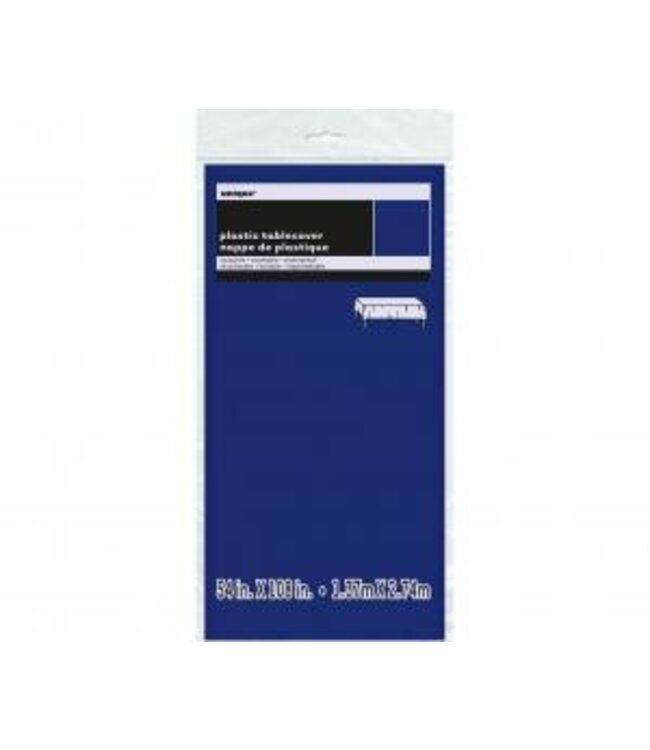 Tafelkleed donkerblauw - 137cm x 274cm