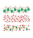 Amscan Kerst confetti - folie/papier - 3 soorten - 34gr