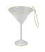 Ginger Ray Kerstboom decoratie - Martini glas