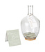 OUTLET Gastenboek - Vaas met blaadjes - Message in a bottle