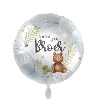 Everloon Folieballon Ik word grote broer | Teddybeer | 43 cm