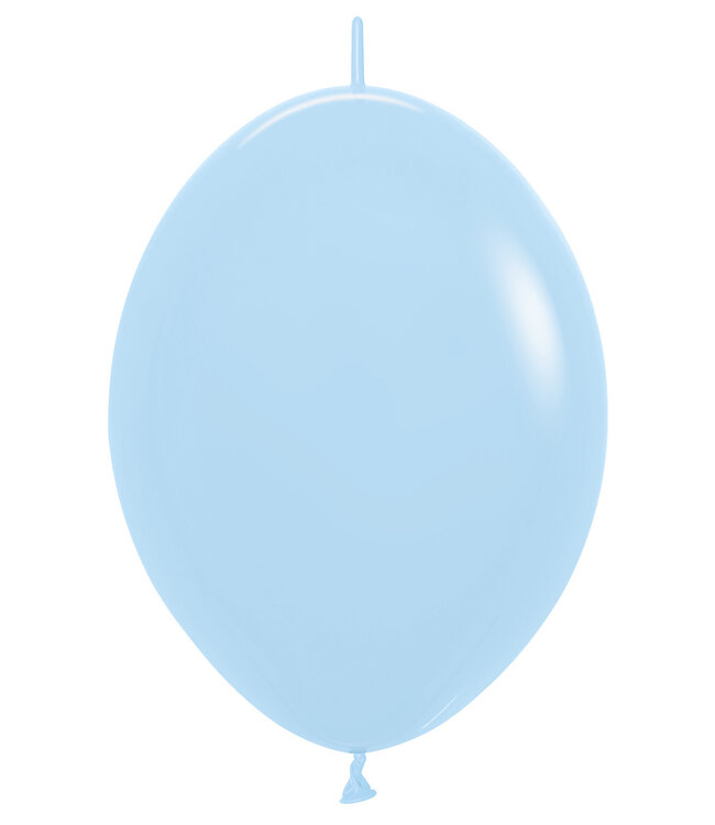 Sempertex Linkoloon ballonnen pastel matte blue | zak 50 stuks