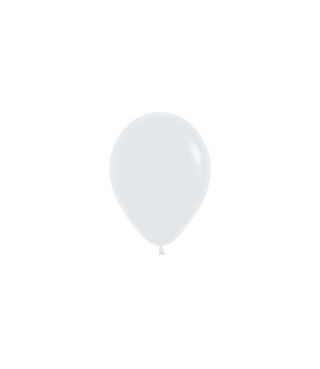 Sempertex Ballonnen wit klein | 23 cm = 9" | zak 50 stuks