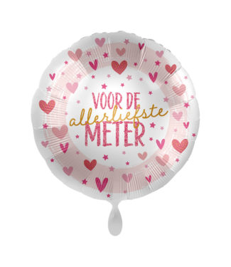 Everloon Folieballon Voor de allerliefste meter | 43 cm