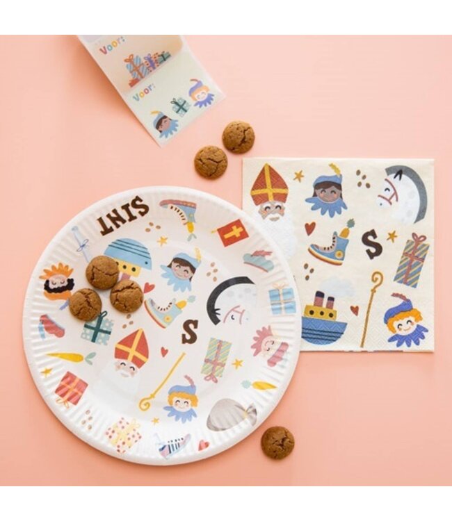 Sint & Piet servetten | Welkom Sint & Pieten | 20 stuks