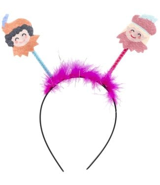 Folat OUTLET Tiara | Pietjes roze Haarband