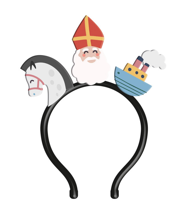 Folat Sint & Piet tiara | Sinterklaas Haarband