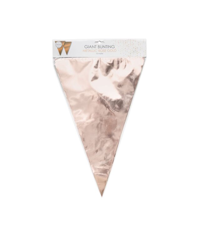 Vlaggenlijn XXL Rosegoud | 10 meter