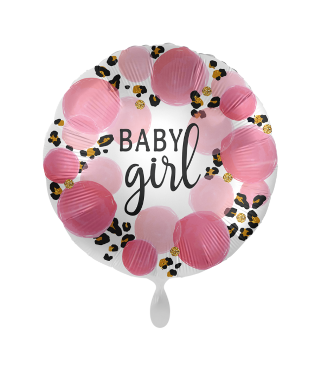 Everloon Folieballon Babygirl tijger | 43 cm