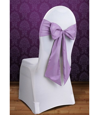 PartyDeco OUTLET Paarse stoelstrikken | 0,15 x 2,75 m | 10 stuks