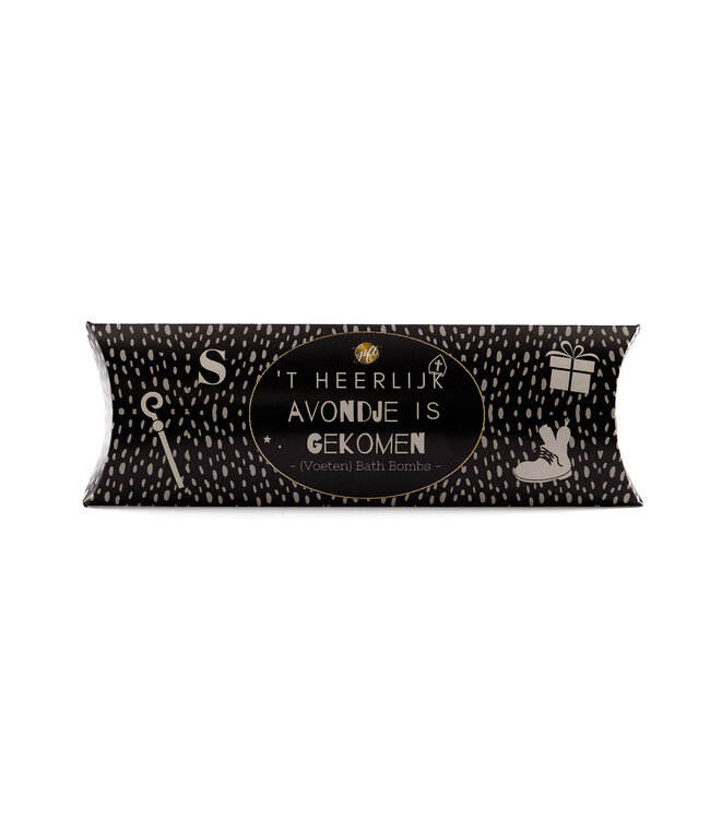 OUTLET Gondeldoosje Bath Bombs | Sinterklaas (zwart/beige)