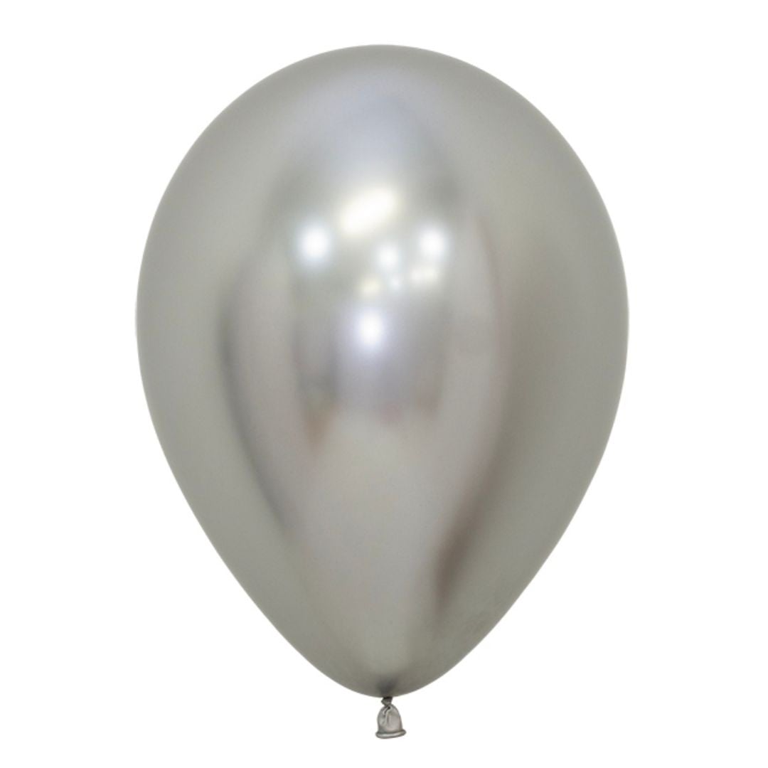 Chrome zilveren ballonnen