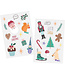 Folat Raamstickers | Kerstsymbolen | Holly Jolly | 27 stuks