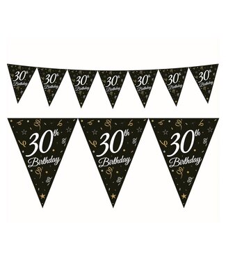 Beauty & Charm OUTLET Vlaggenlijn 30th birthday | 28 x 270 cm