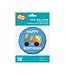 Folieballon cementmixer Happy Birthday | 45 cm