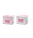 Doosje bellenblaas hartje | wit | 48 stuks