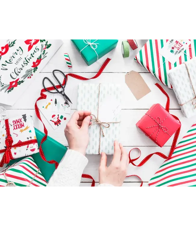 Cadeaupapier | Merry Xmas | 2 stuks | 70 x 200 cm