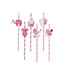 Rietjes babygirl roze | 8 stuks