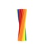 Rietjes gekleurd hard plastic | 10 stuks