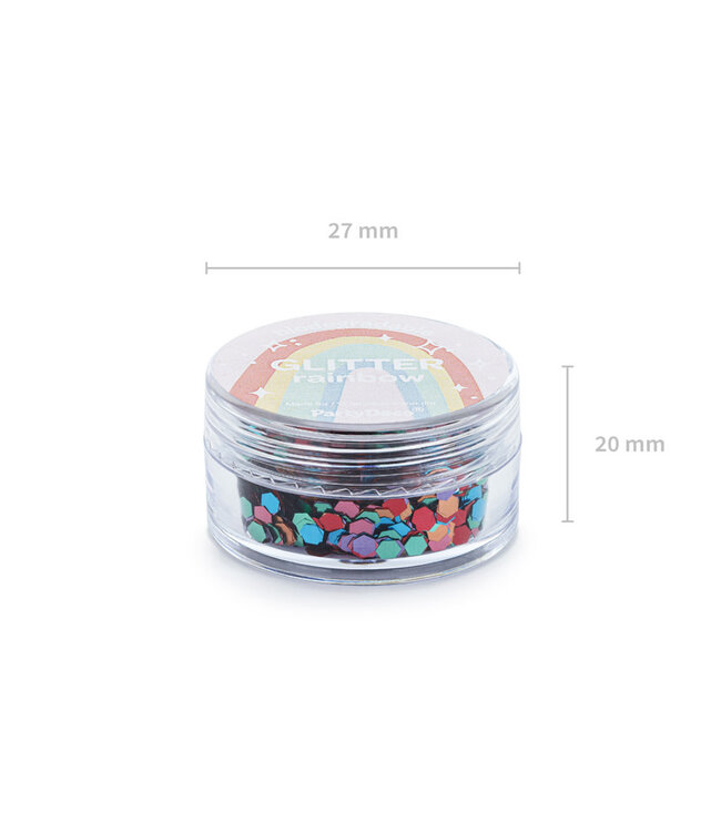 Bodyglitters gekleurd | 3 gram