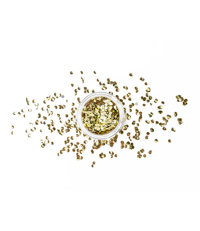 PartyDeco Bodyglitters Goud | 3 gram