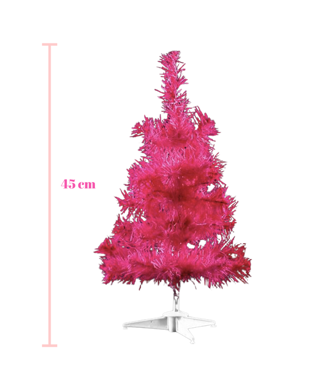 HB Kerstboom Roze - Fuchsia | 45cm