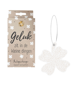 The big gift Autogeurhanger | Geluk zit in de kleine dingen