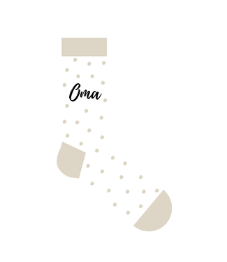 The big gift Oma sokken (maat 36/40)