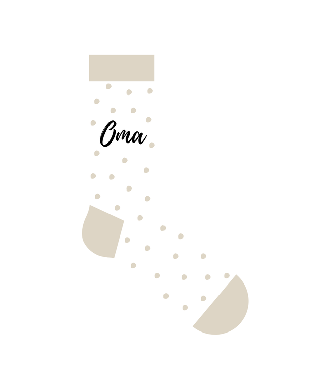 Oma sokken (maat 36/40)