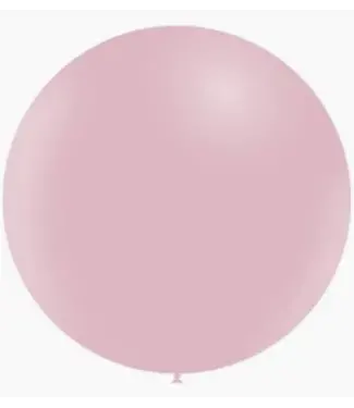 Reuzeballon matte roze