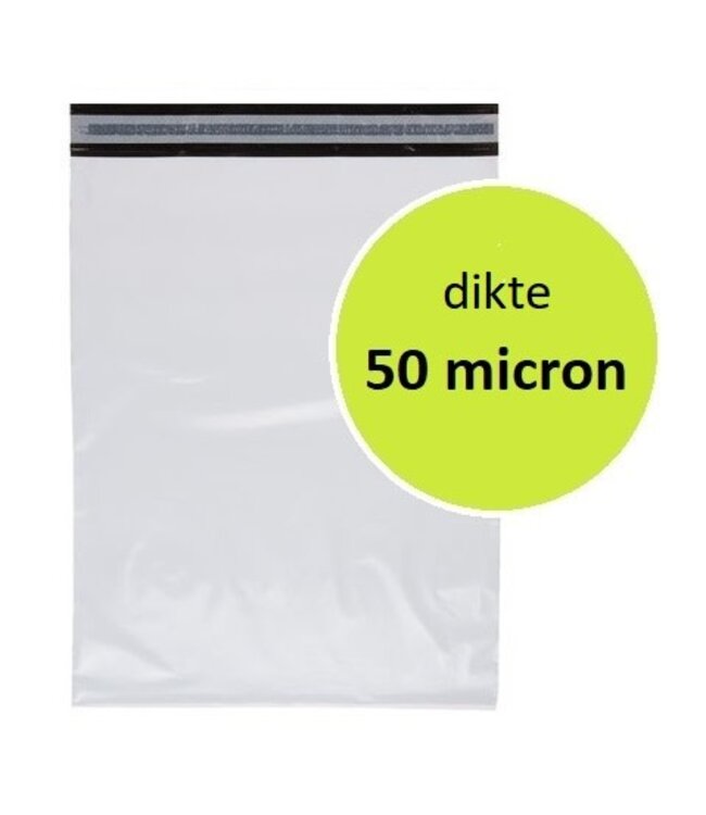 Plastic verzendzak (S) 5 stuks | 230 x 325 mm | 50 micron