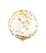 Orbz ballon met gouden stippen |  40 cm