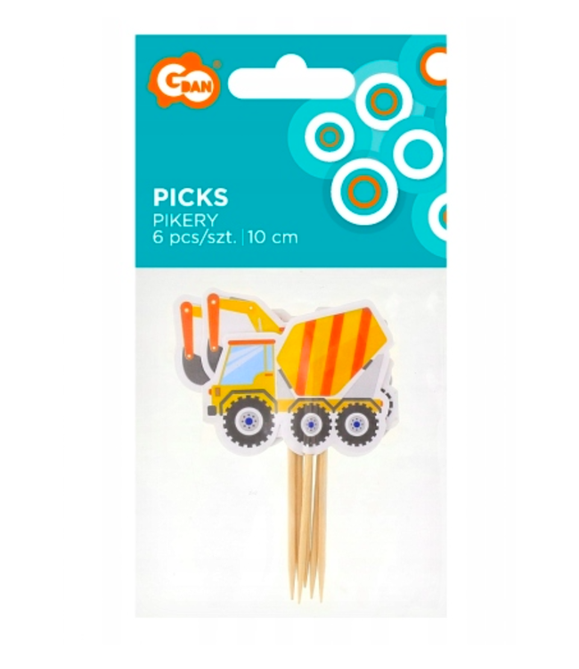 Prikkers graafmachines | 6 stuks