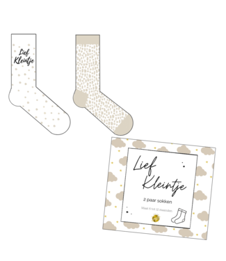 The big gift OUTLET Baby sokjes - lief kleintje