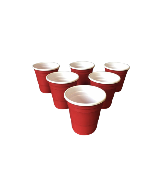 HB Shotglaasjes plastic red cups | 20 stuks
