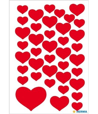 Stickers hartjes | rood